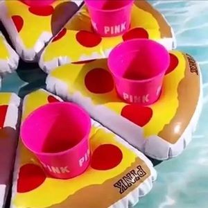 VS PINK Pizza Floating Koozie NEW